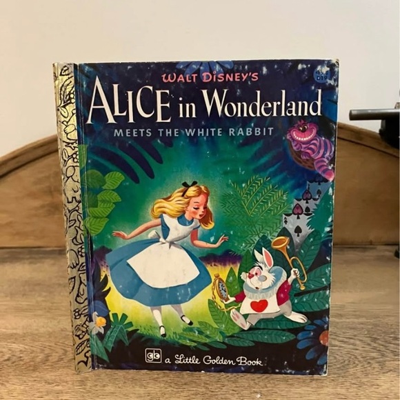 Other Walt Disneys Alice In Wonderland White Rabbit Alittle Golden